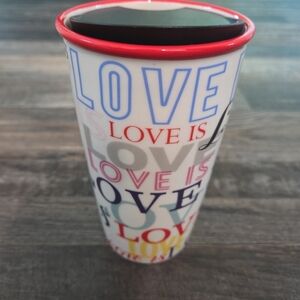 Starbucks Love Is Tumbler - Red, Blue, Black